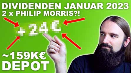 Dividenden im Januar 2023 – Zweimal Dividende von Philip Morris?!